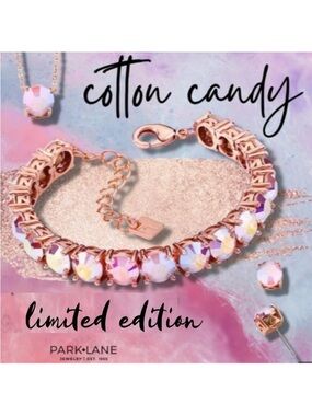 Park Lane Cotton Candy Rose Gold Crystal Bracelet